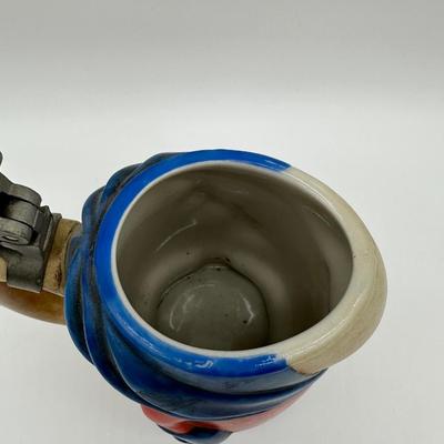 Vintage Budweiser “Bud Man” Ceramic Beer Stein w/ Lid