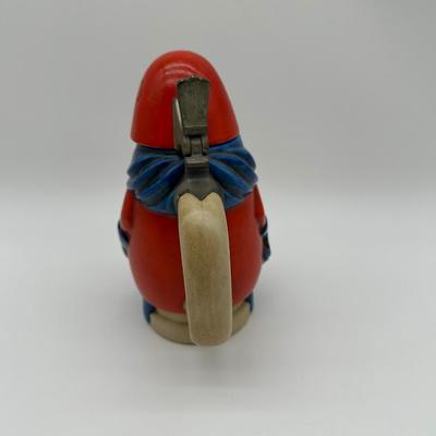 Vintage Budweiser “Bud Man” Ceramic Beer Stein w/ Lid