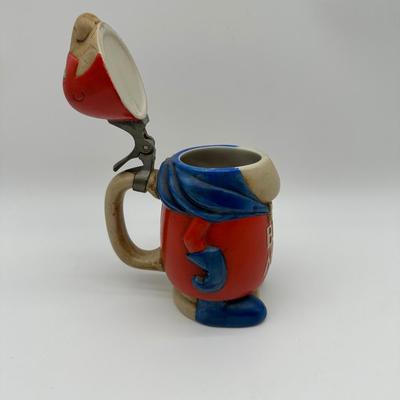 Vintage Budweiser “Bud Man” Ceramic Beer Stein w/ Lid