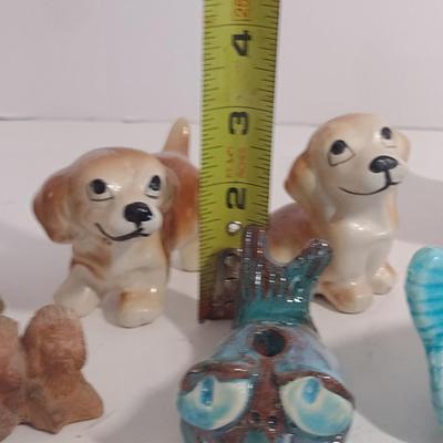 Collection of Ceramic/Pottery Animal Figurines (Decor #4)