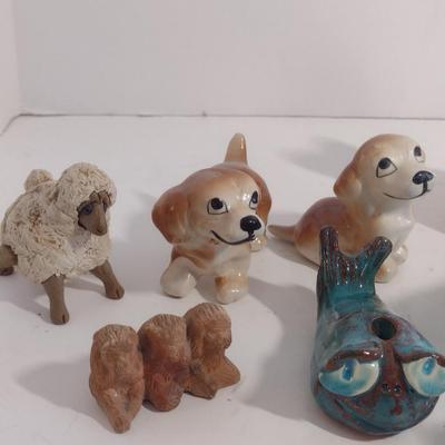 Collection of Ceramic/Pottery Animal Figurines (Decor #4)