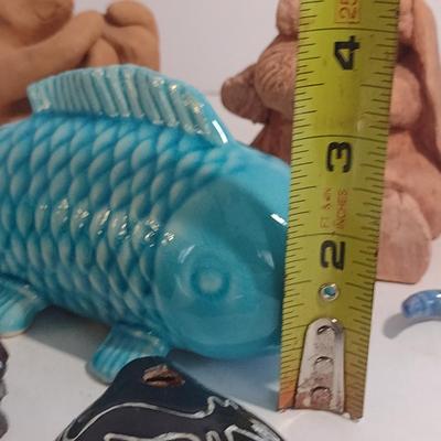 Collection of Ceramic/Pottery Animal Figurines (Decor #4)