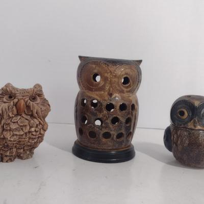 Collection of Owl Themed Home Decor