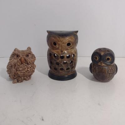 Collection of Owl Themed Home Decor