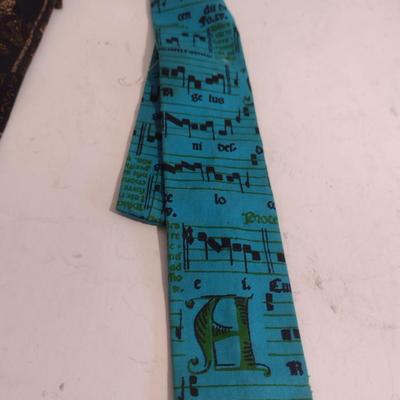 Vintage Neck Ties- Pierre Cardin, KeyWest Fabrics, Rooster (Sun Fabrics)