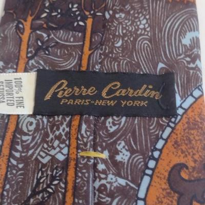 Vintage Neck Ties- Pierre Cardin, KeyWest Fabrics, Rooster (Sun Fabrics)