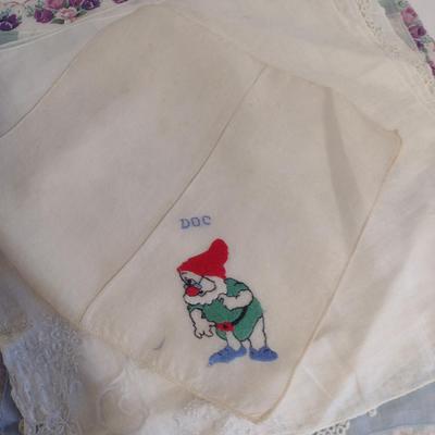 Collection of Vintage Handkerchiefs- Some Embroidered