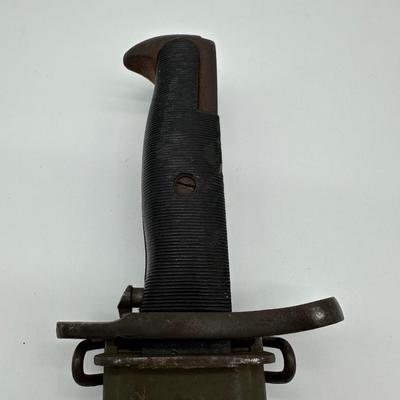 WWII U.S. M1 Garand Bayonet – UFH 1943 w/ Original Scabbard