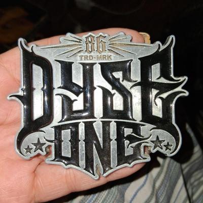 Sale Photo Thumbnail #80: Mens/Womens Large Grafitti Artist Dyse One Belt Buckle.  Excellent condition