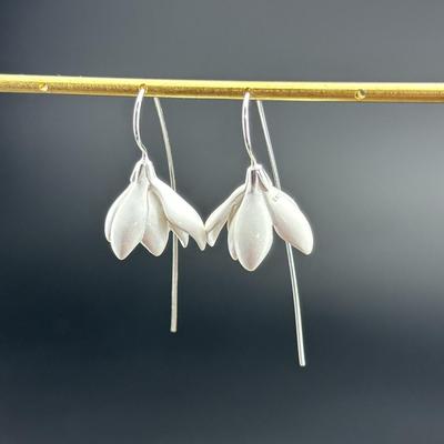 Earrings Brand New 925 Sterling Silver Stamped Gold Electroplated