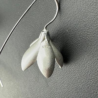 Earrings Brand New 925 Sterling Silver Stamped Gold Electroplated