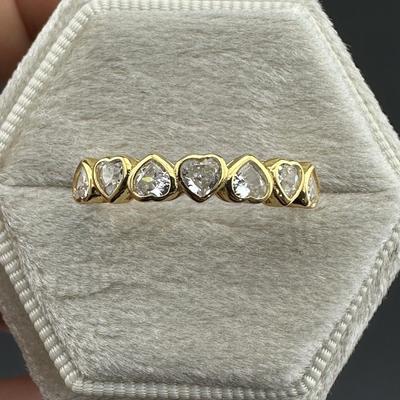 Brand New Rings 925 Sterling Silver Stamped Zirconia