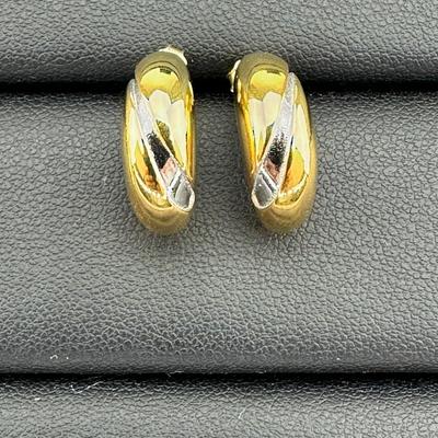 Brand New Earrings 925 Sterling Silver Stamped Zirconia