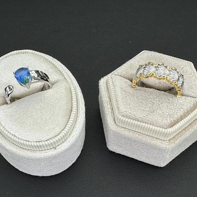 Brand New Rings 925 Sterling Silver Stamped Zirconia