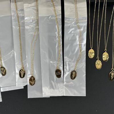 12 Birth Month Flower Collection Necklaces MIX LOT