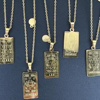 12 Birth Months Zodiac Collection Necklaces
