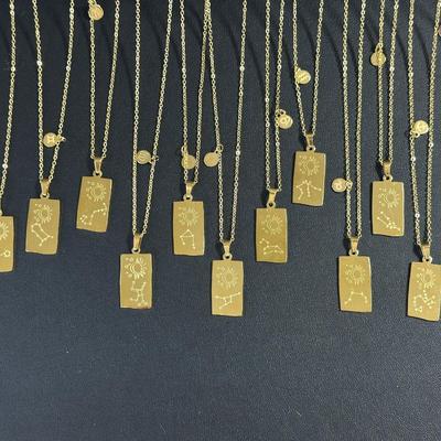 12 Birth Months Zodiac Collection Necklaces