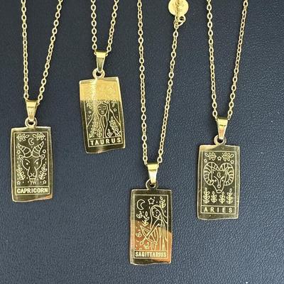 12 Birth Months Zodiac Collection Necklaces