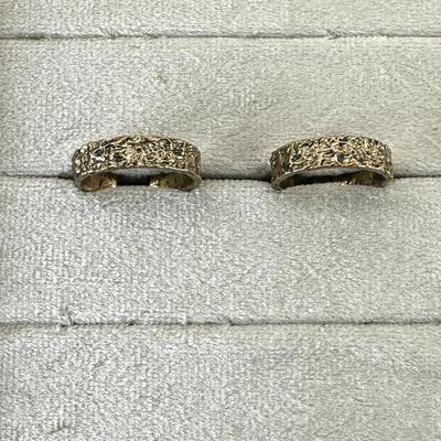 Luxurious Gold Alloy Plated Two Rings