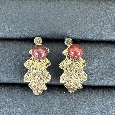 Luxurious Gold Alloy Plated Earrings