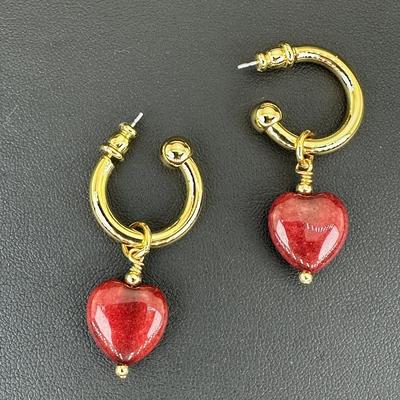 Luxurious Gold Alloy Plated Earrings