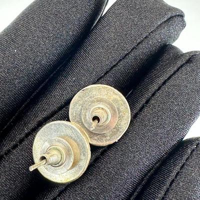 Earrings Silver Plated Handmade Gemstone 