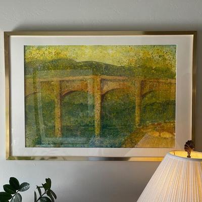 Print Henry Ward Ranger's 1905 oil painting, High Bridge, New York.