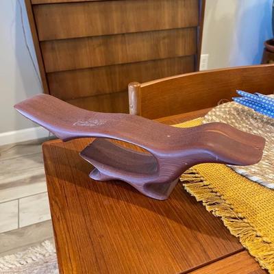 MCM Abstract Wood Sculpture