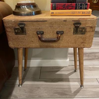 Vintage Suitcase Side Table