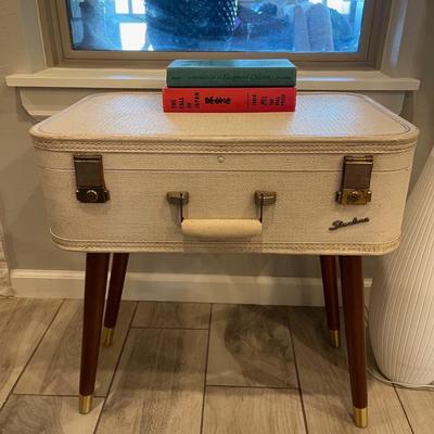 Vintage Suitcase Side Table