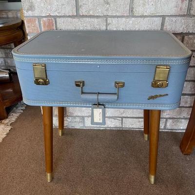 Vintage Suitcase Side Table