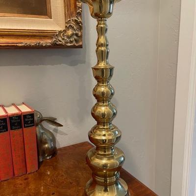 Japanese Brass Candle Holder