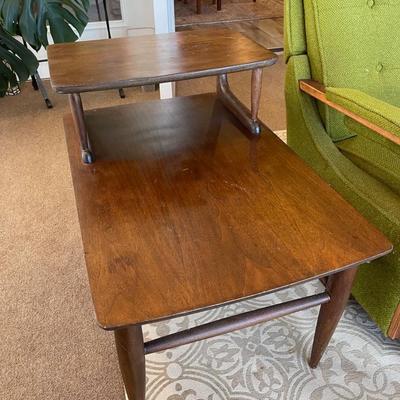 Mid Century Step End Table Basset