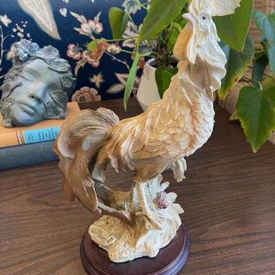 Capodimonte figure of a Cockerel attributed to Giuseppe Armani