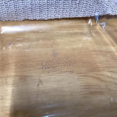 baking dishes and pie plate