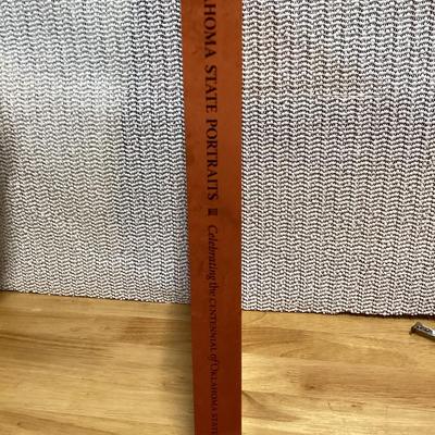 hardcover book titled Oklahoma State Portraits: Celebrating the Centennial of Oklahoma Statehood.