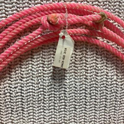 youth calf rope in pink