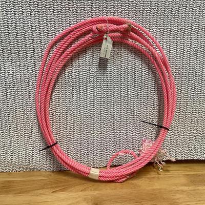 youth calf rope in pink