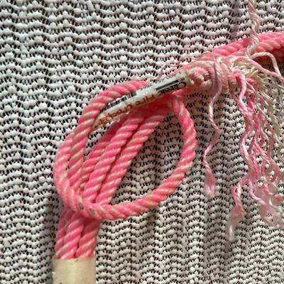 youth calf rope in pink