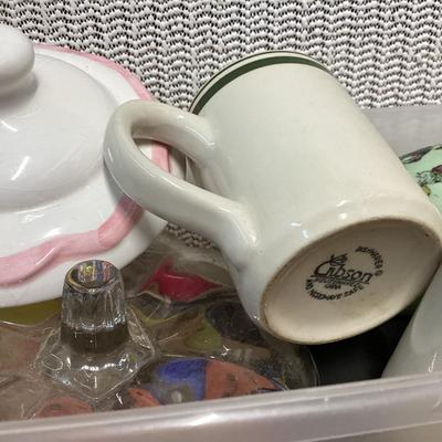 coffee cups and other misc. items