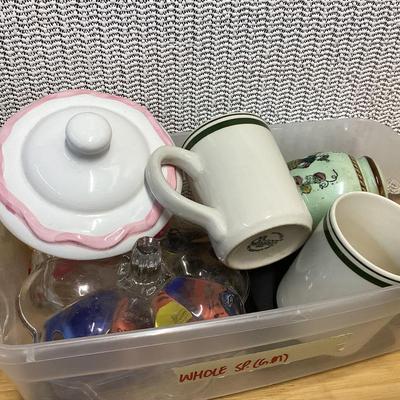 coffee cups and other misc. items