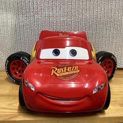  Disney Pixar Cars Lightning McQueen CD player and AM/FM boombox radio.  No cord- works with batteries