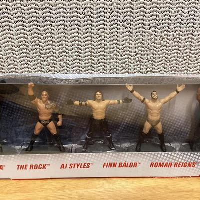 WWE mini action figures new in boxes