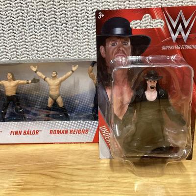 WWE mini action figures new in boxes