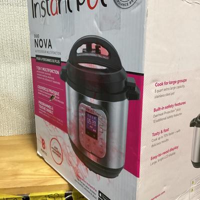 Instant Pot Duo Nova 8-Quart 7-in-1 Multi-Use Pressure Cooker. 