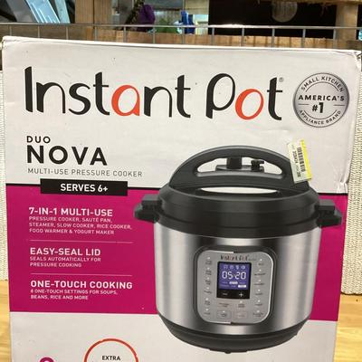 Instant Pot Duo Nova 8-Quart 7-in-1 Multi-Use Pressure Cooker. 