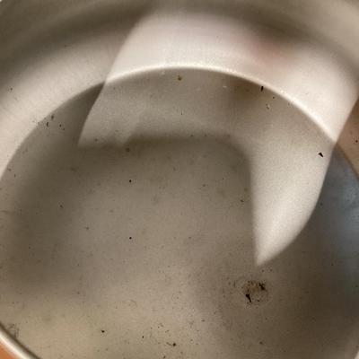 Brandani Italian faux wood soft touch 3.0 qt. whistling stainless steel kettle