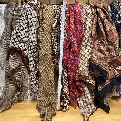 assorted scarves