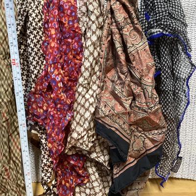 assorted scarves