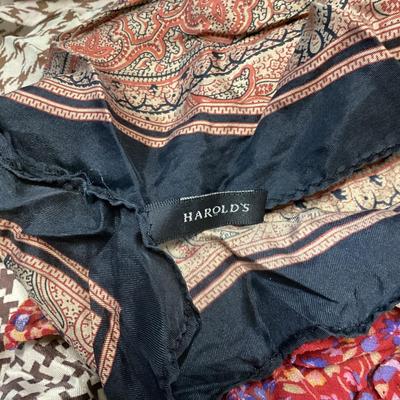 assorted scarves